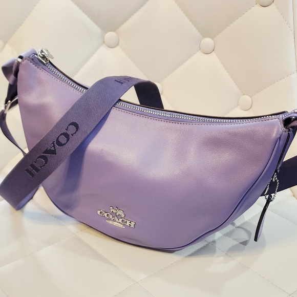 Coach Handbags - COACH PACE Shoulder Crossbody Bag Light Violet